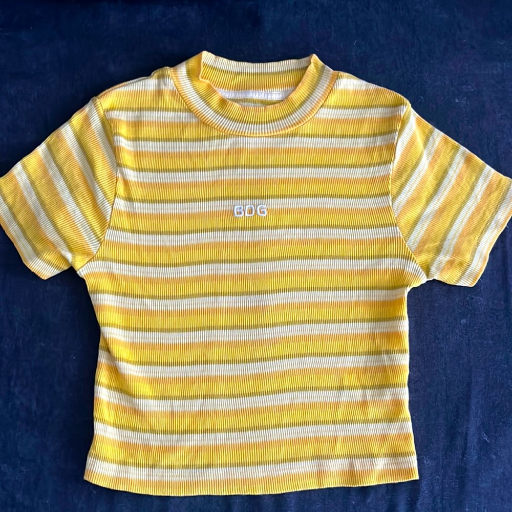 Soft, stretchy and comfortable high neck cropped tee. Never worn.